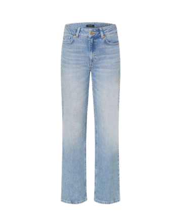 Light Wash Straight Leg Jeans