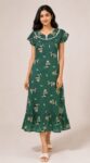 Frock Nighty (OLIVE GREEN)