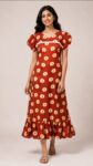 Frock nighty (ORANGE)